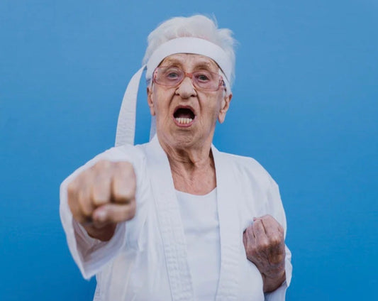 Poopy Old Lady Diaper – Birthday Gag